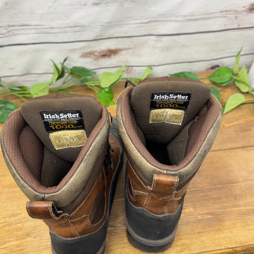 Red Wing Irish Setter Womens Snowtracker Thinsulate 1000 Grams Two Tone Boot 9.5 - Picture 5 of 10